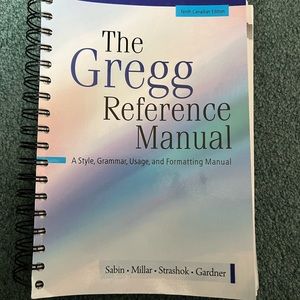 Gregg Reference Manual 9th Edition